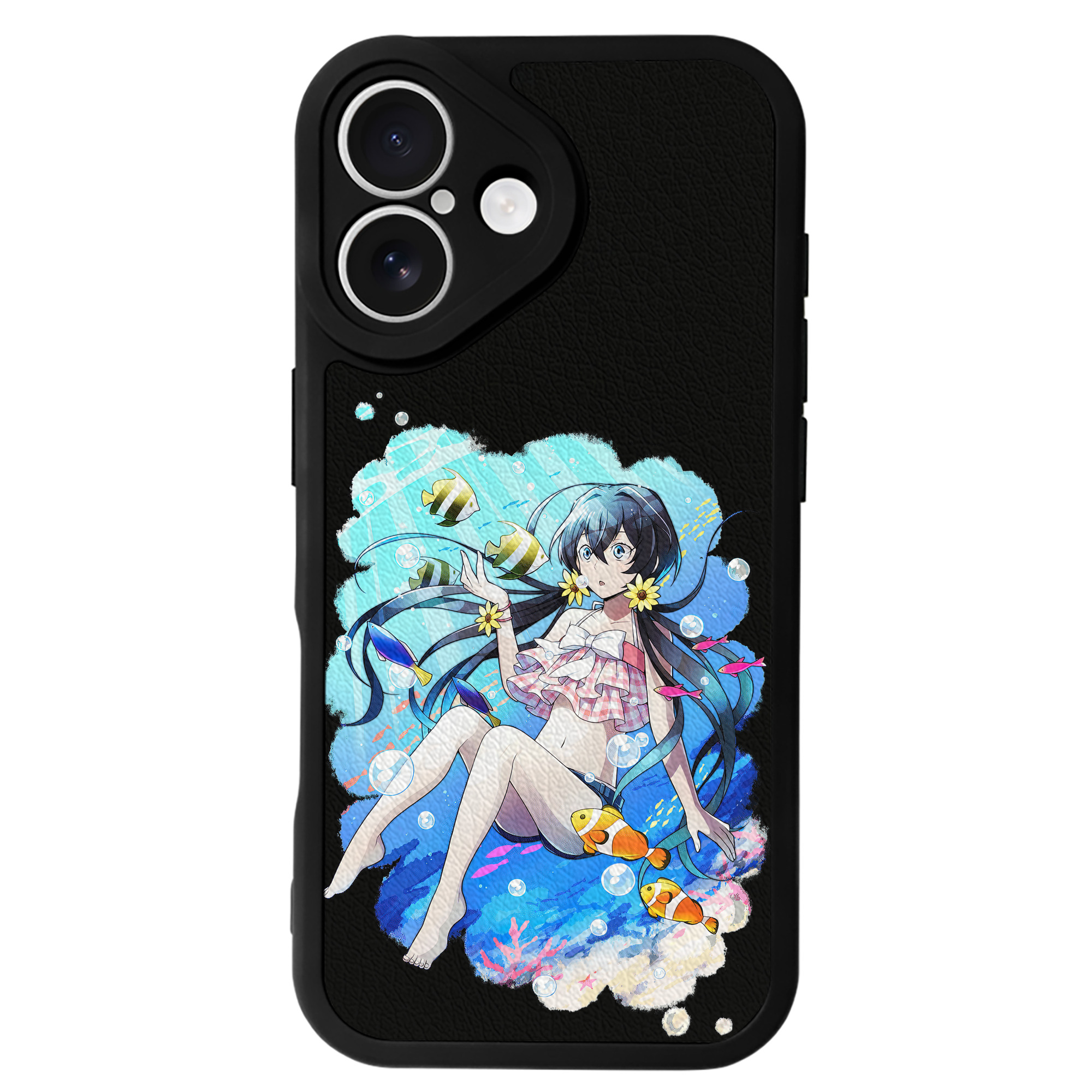 （画像用） 文豪ストレイドッグス Bungo Stray Dogs 【iPhone 16シリーズ対応】シリコンスマホケース（レザー調） 材質：シリコン